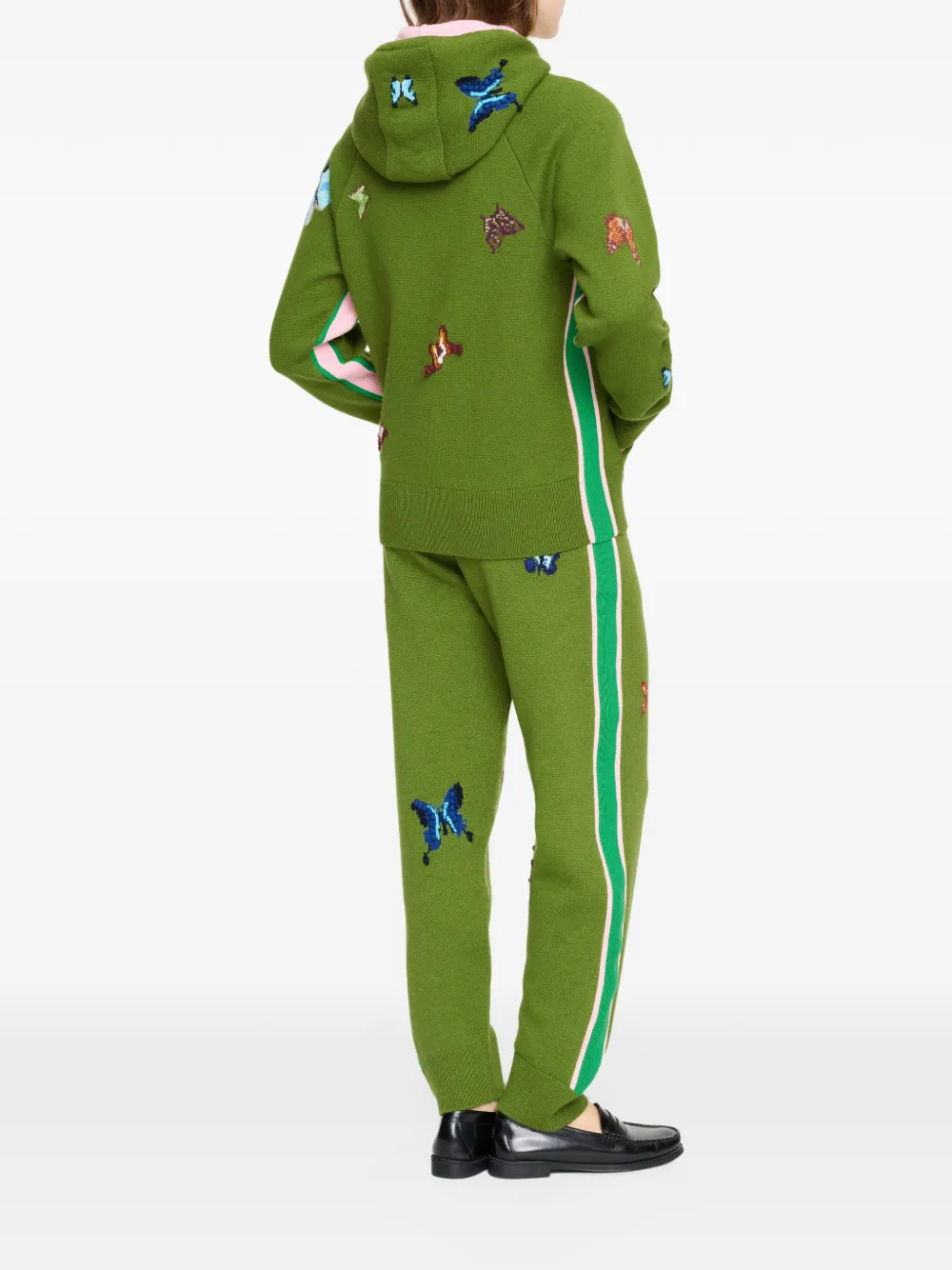 Barrie x Damien Hirst The Butterflies broek Groen