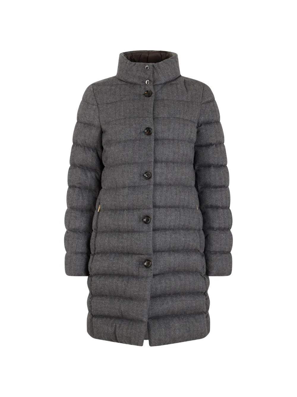 Moorer Aphelia-Ls9 quilted padded coat - Grau