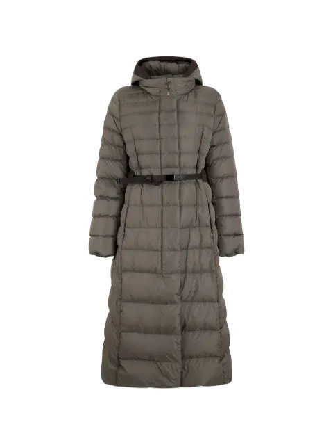 Moorer Carina belted quilted coat