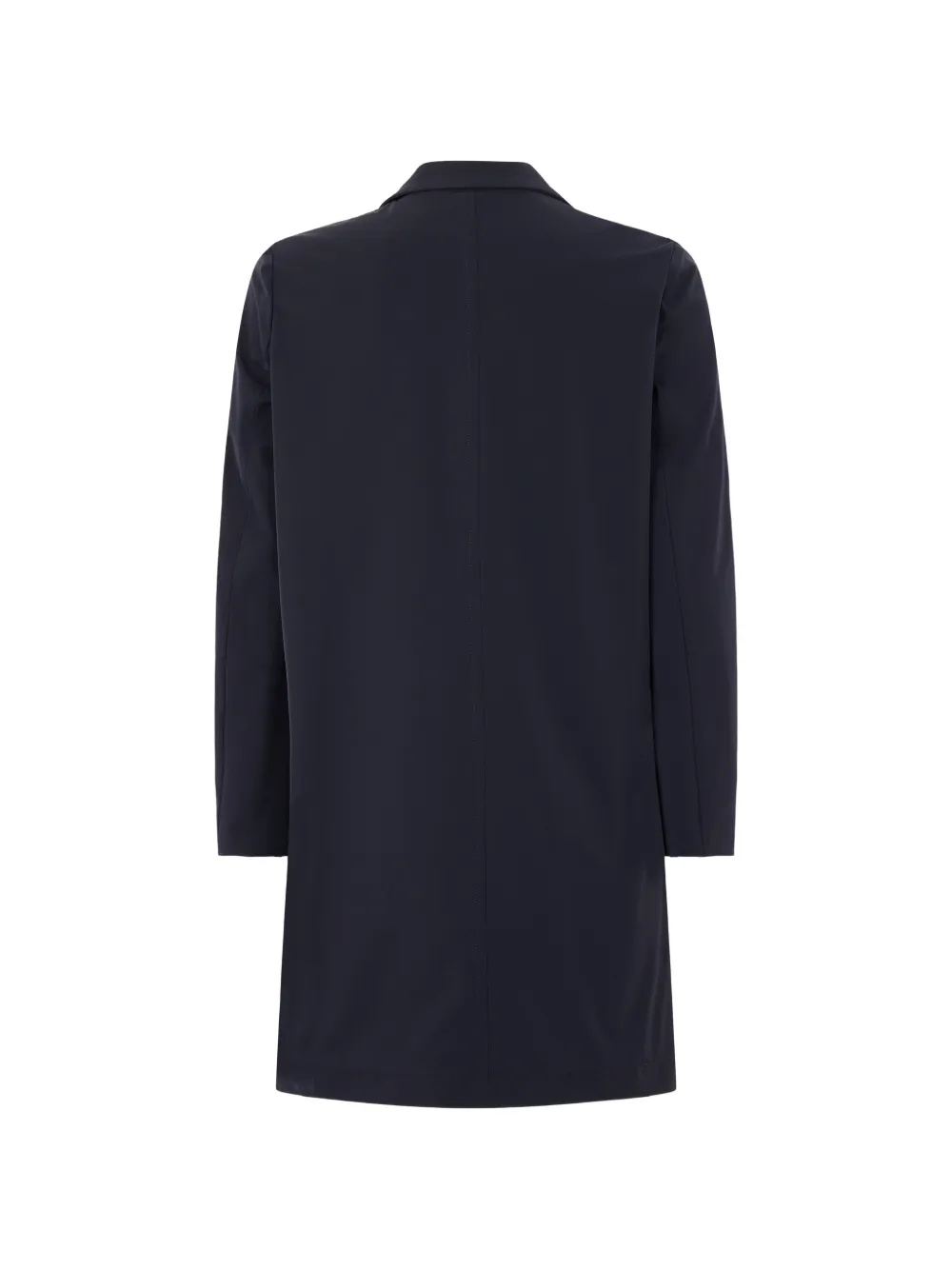 Moorer Breton-Dem lapel-collar trench coat Blauw