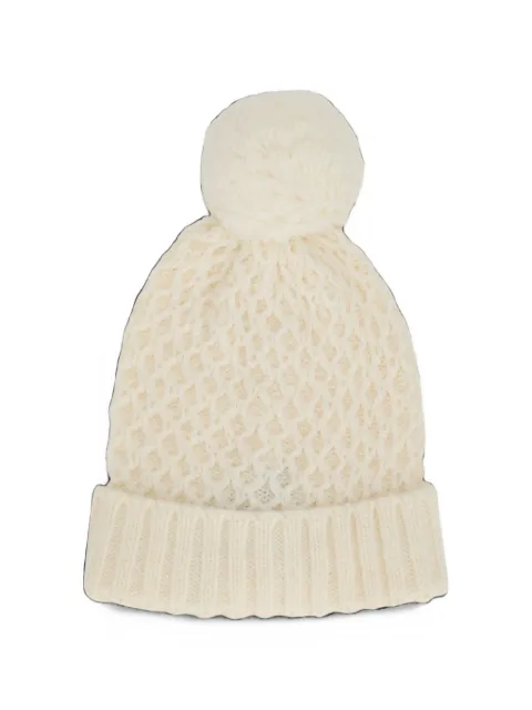Moorer Haven-Wiv pom-pom knit beanie hat