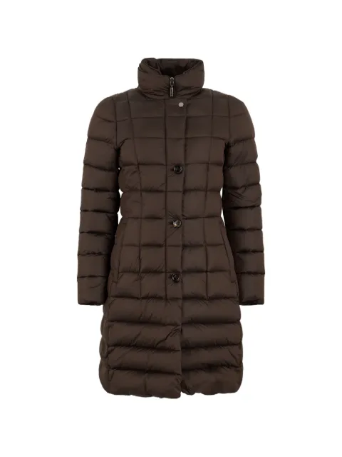 Moorer Agata-Cr padded-quilted single breasted coat