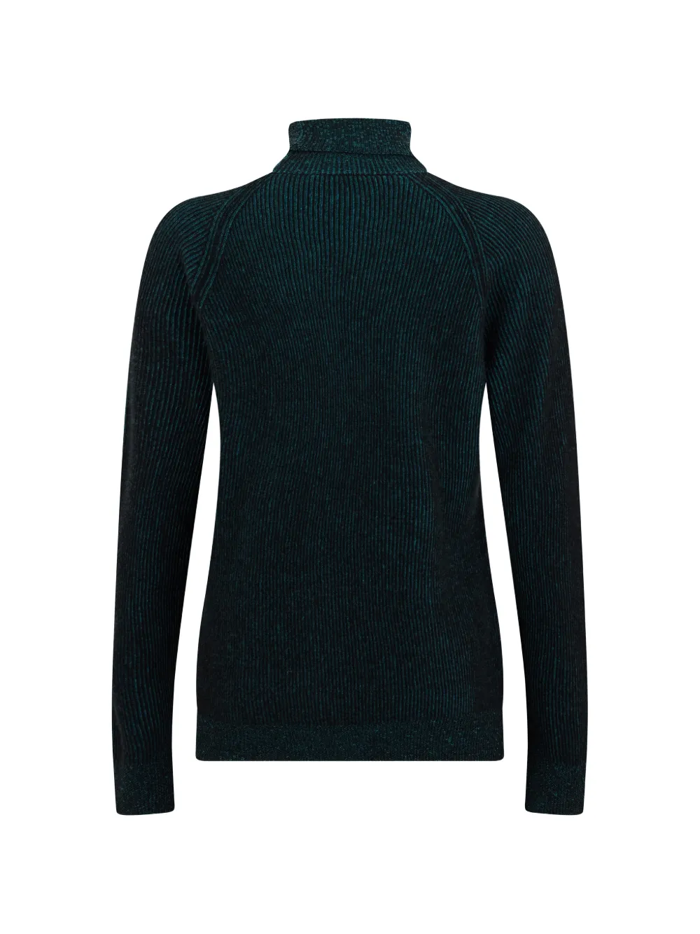 Moorer Dacrew-Sv ribbed-knit roll-neck sweater Groen