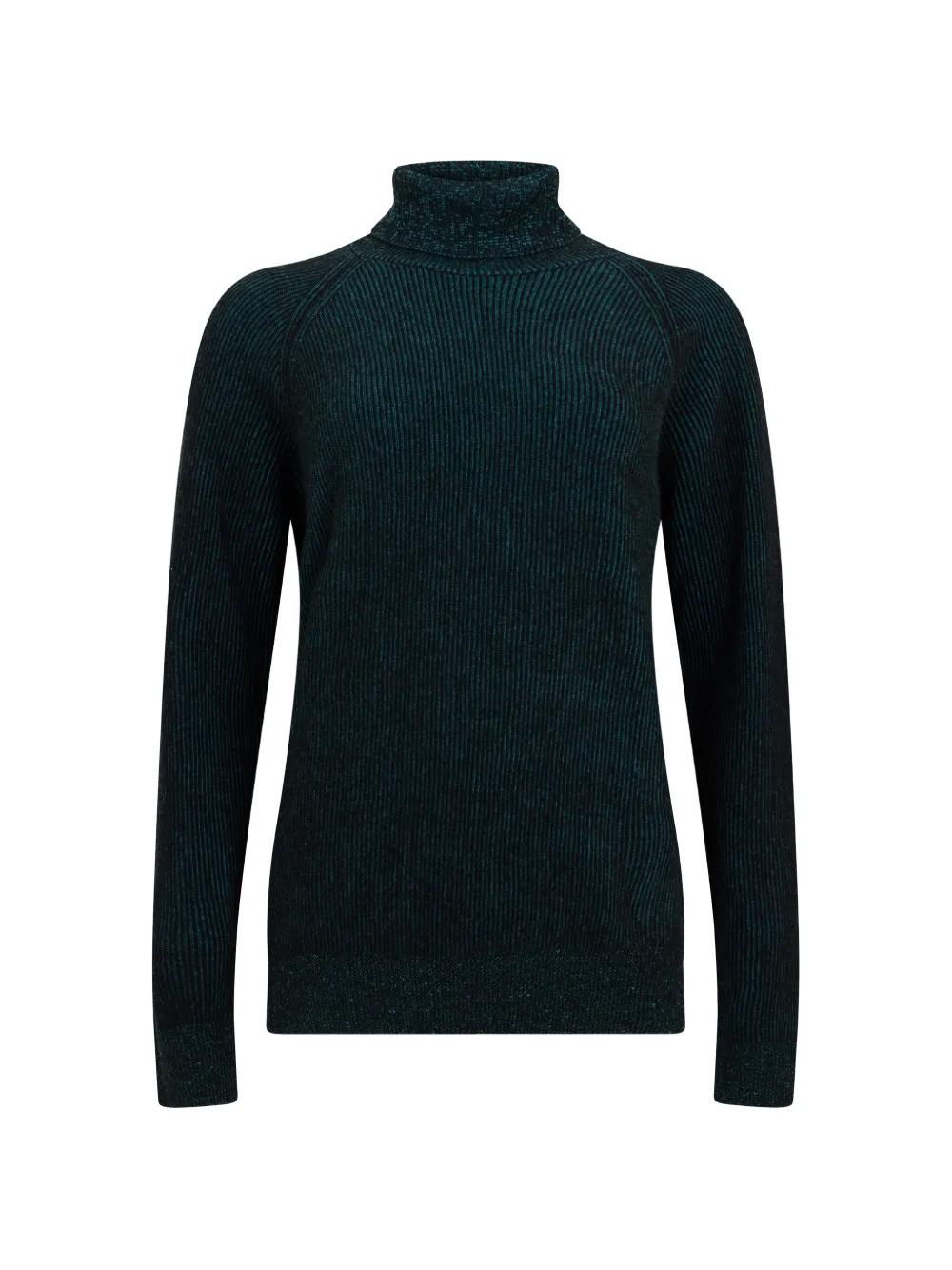 Moorer Dacrew-Sv ribbed-knit roll-neck sweater - Vert