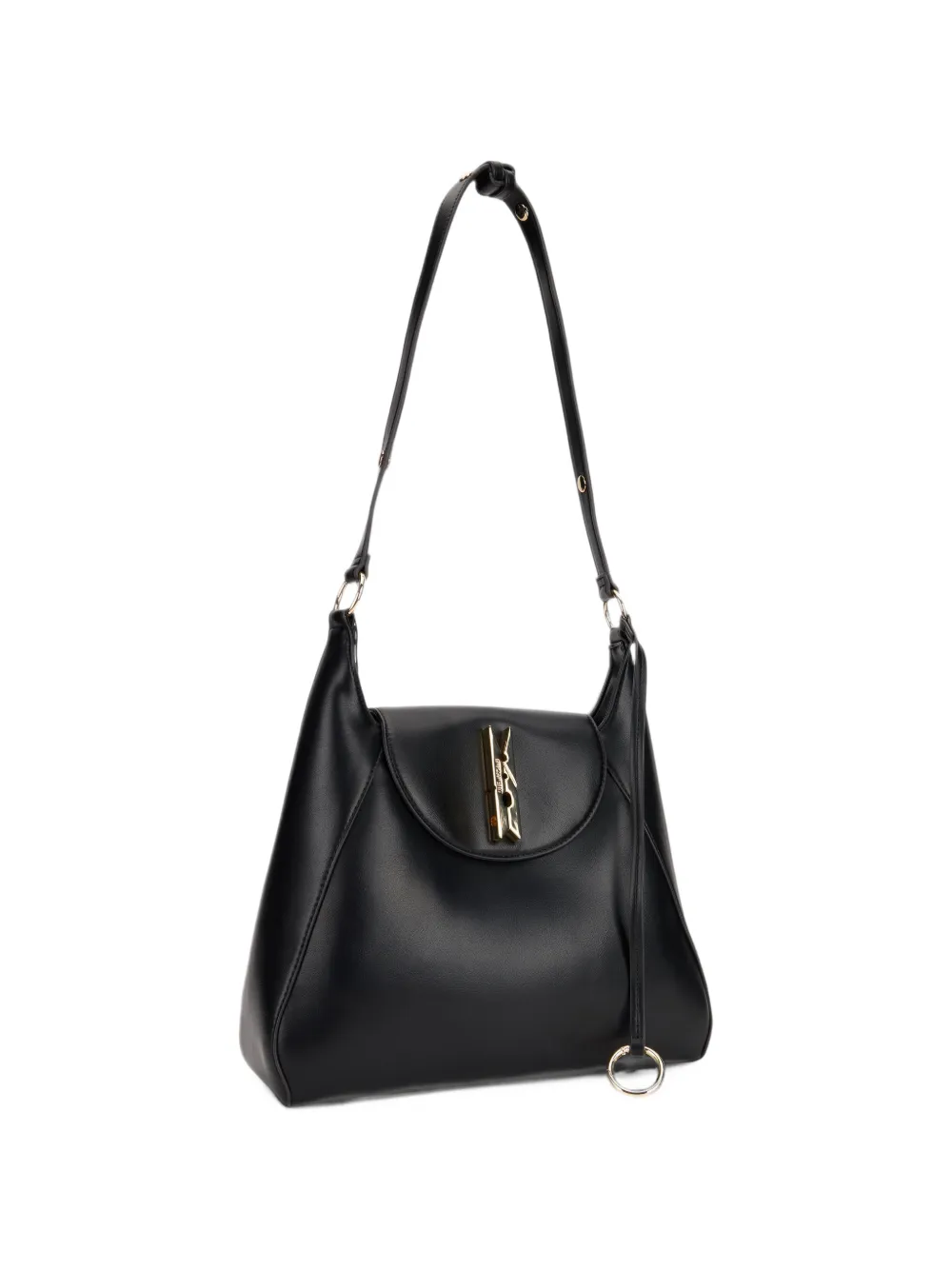 Love Moschino Shopper met logoplakkaat Zwart