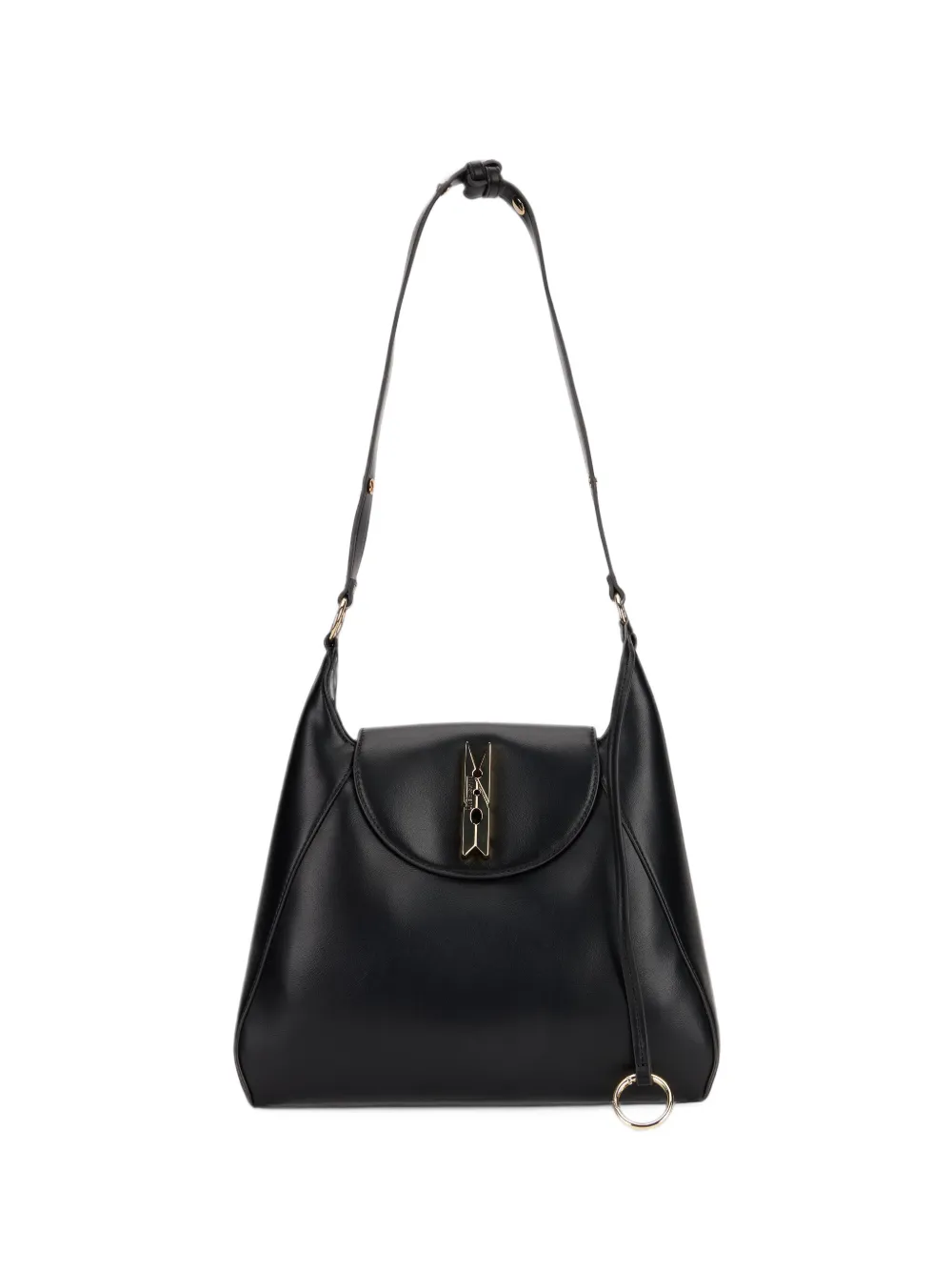 Love Moschino Shopper met logoplakkaat Zwart