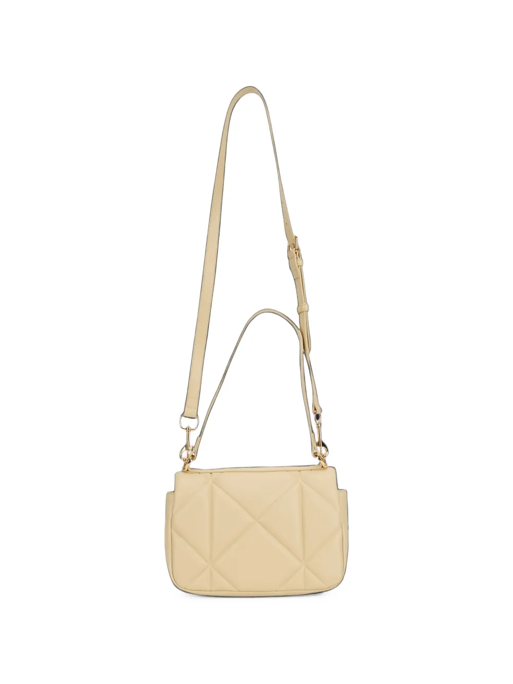 Love Moschino Schoudertas met logoplakkaat Beige