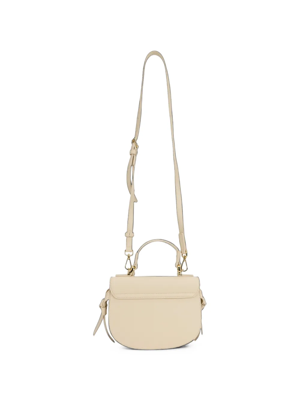 Love Moschino Schoudertas met logoplakkaat Beige