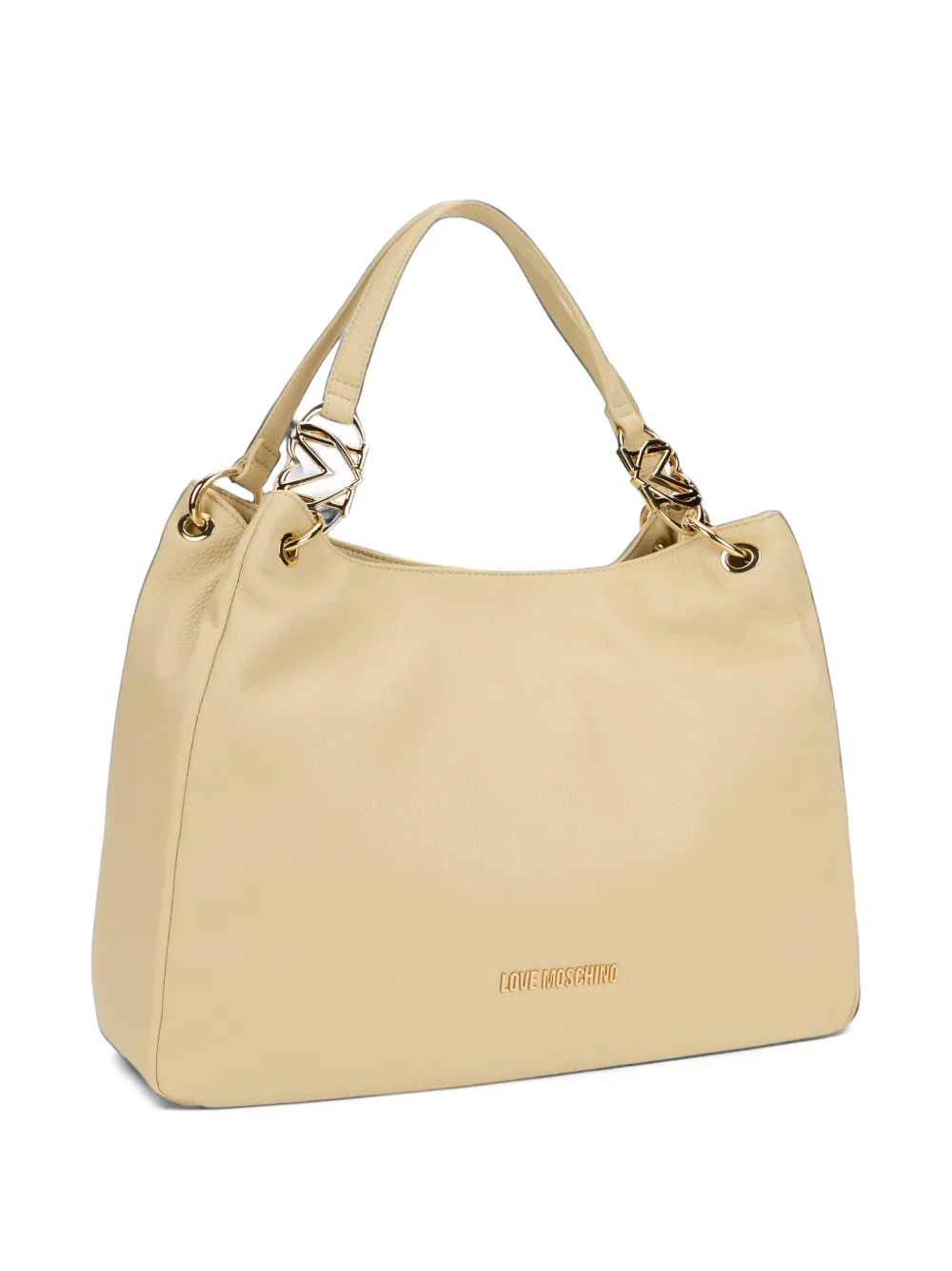 Love Moschino Heuptas met logoplakkaat Beige