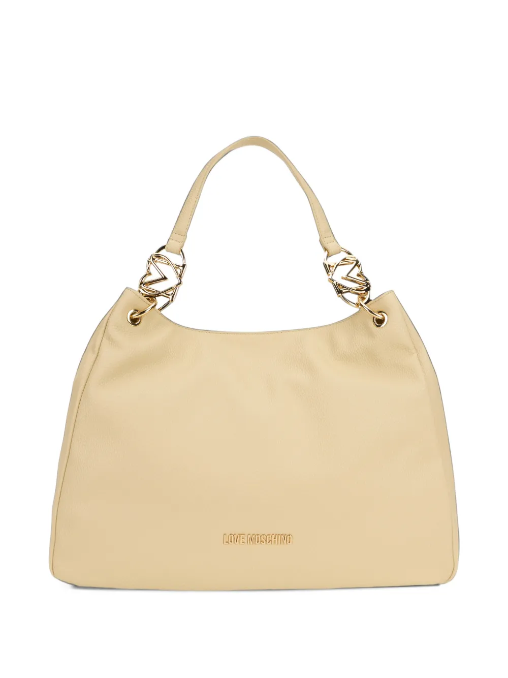 Love Moschino Heuptas met logoplakkaat Beige
