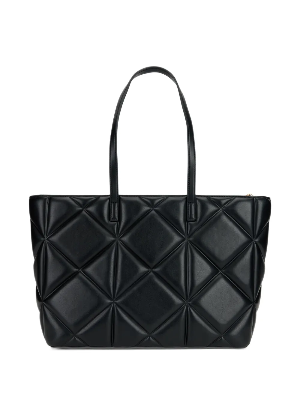 Love Moschino Shopper met logoplakkaat Zwart