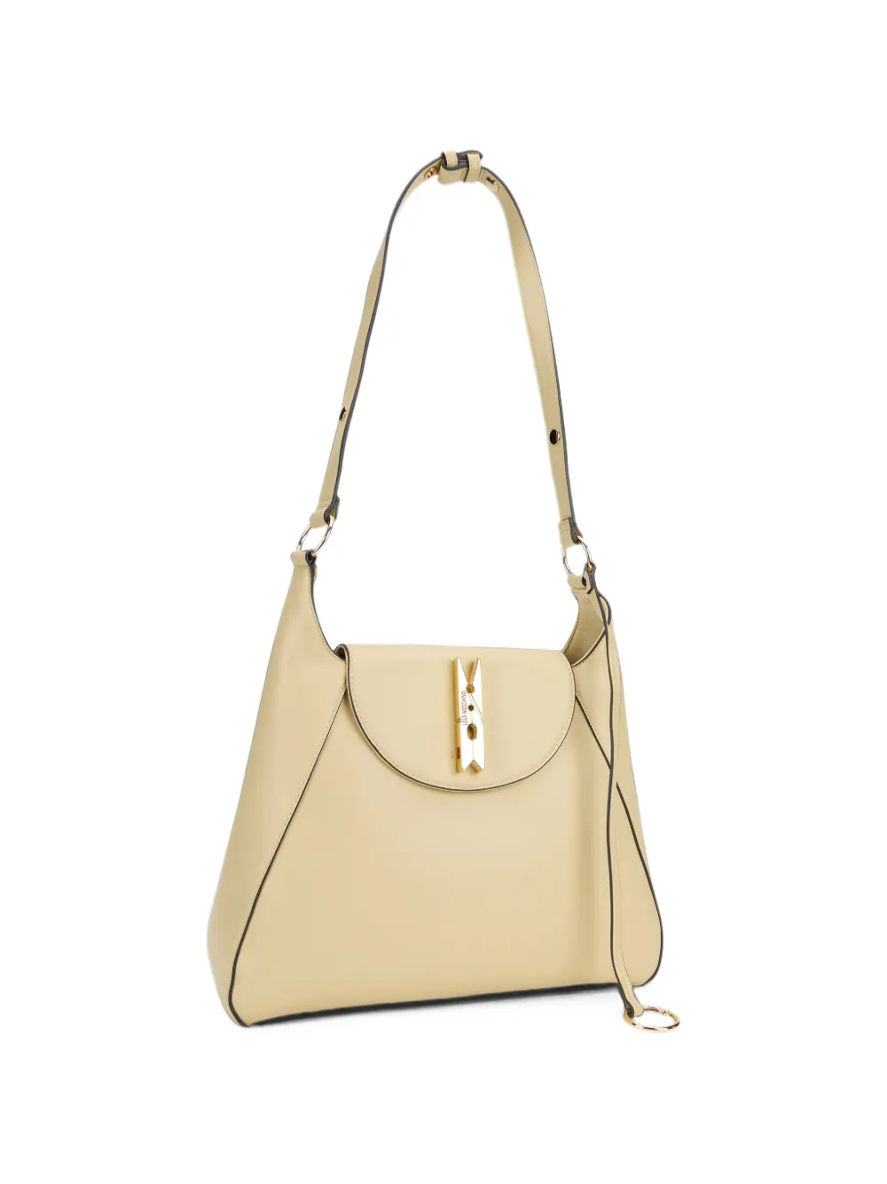 Love Moschino Shopper met verstelbare band en wasknijper-detail Geel