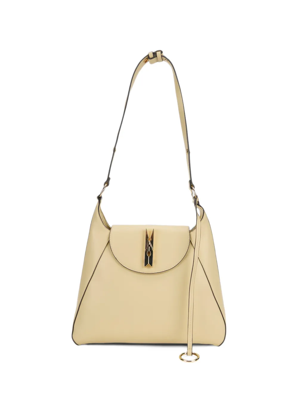 Love Moschino Shopper met verstelbare band en wasknijper-detail Geel