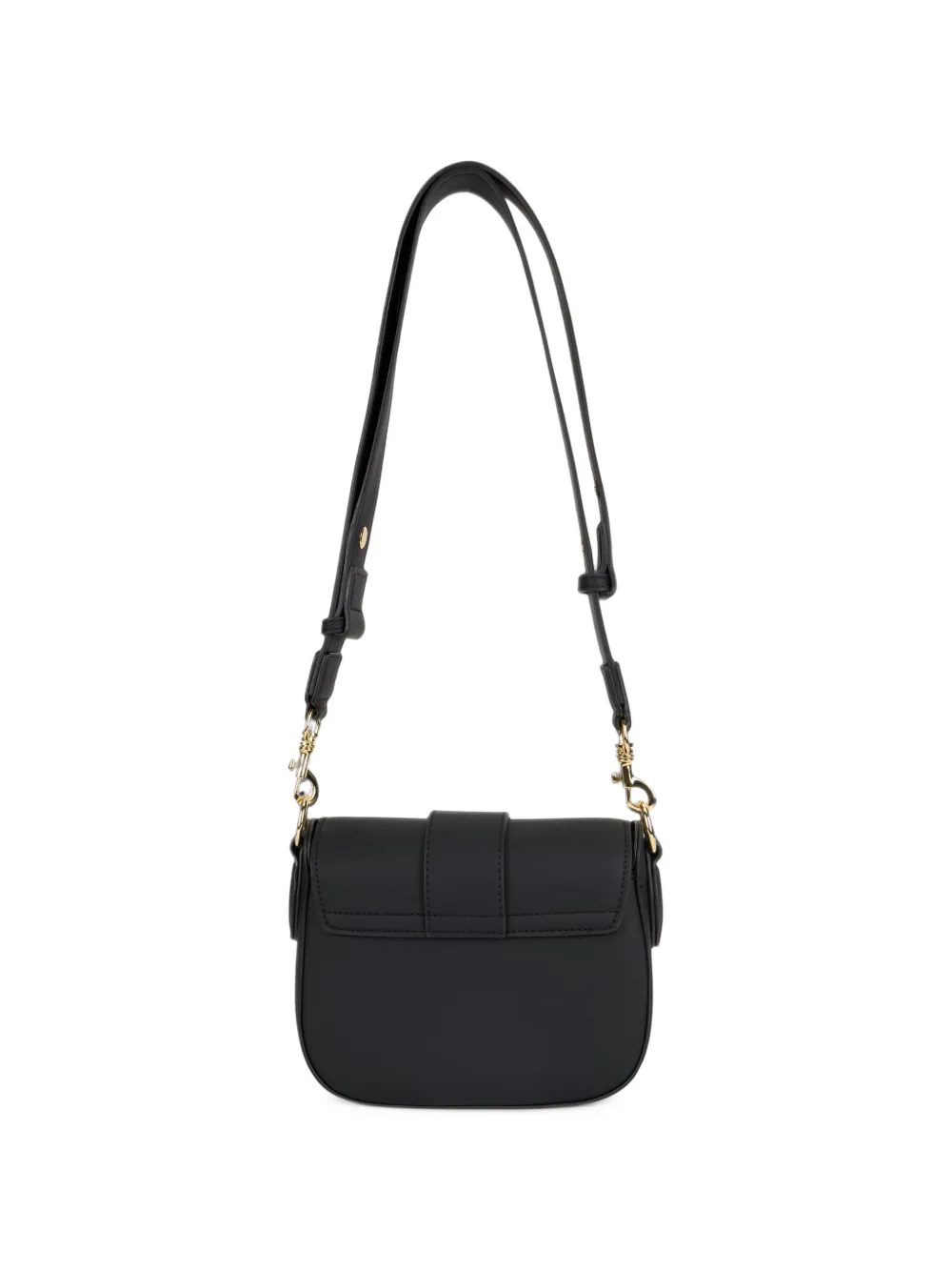 Love Moschino Schoudertas met logoplakkaat Zwart