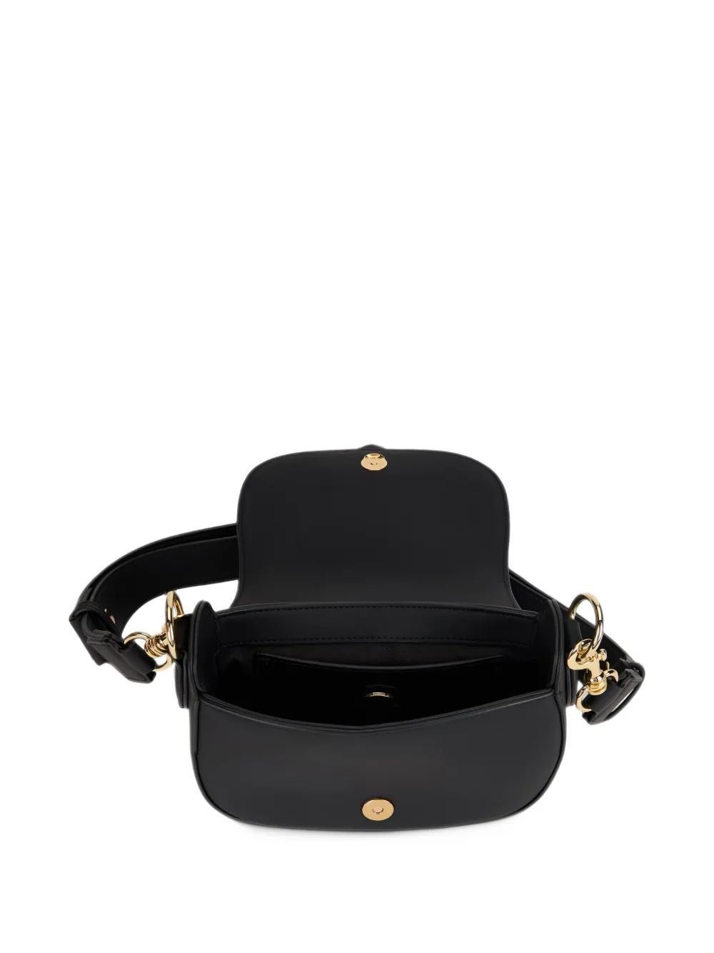 Love Moschino Schoudertas met logoplakkaat Zwart