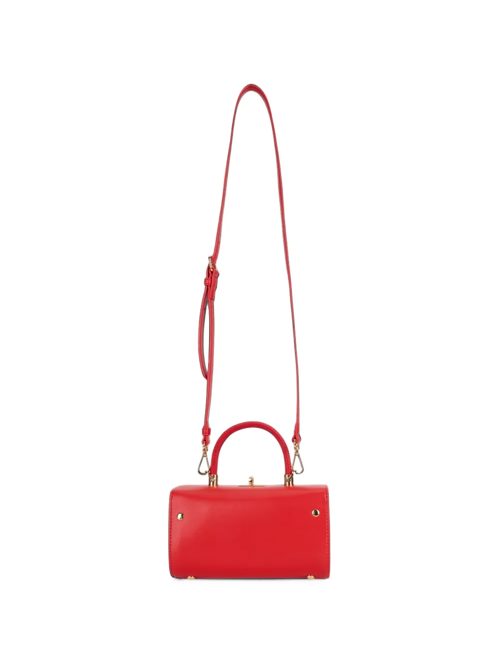 Love Moschino Shopper met handvat en hartpatroon Rood