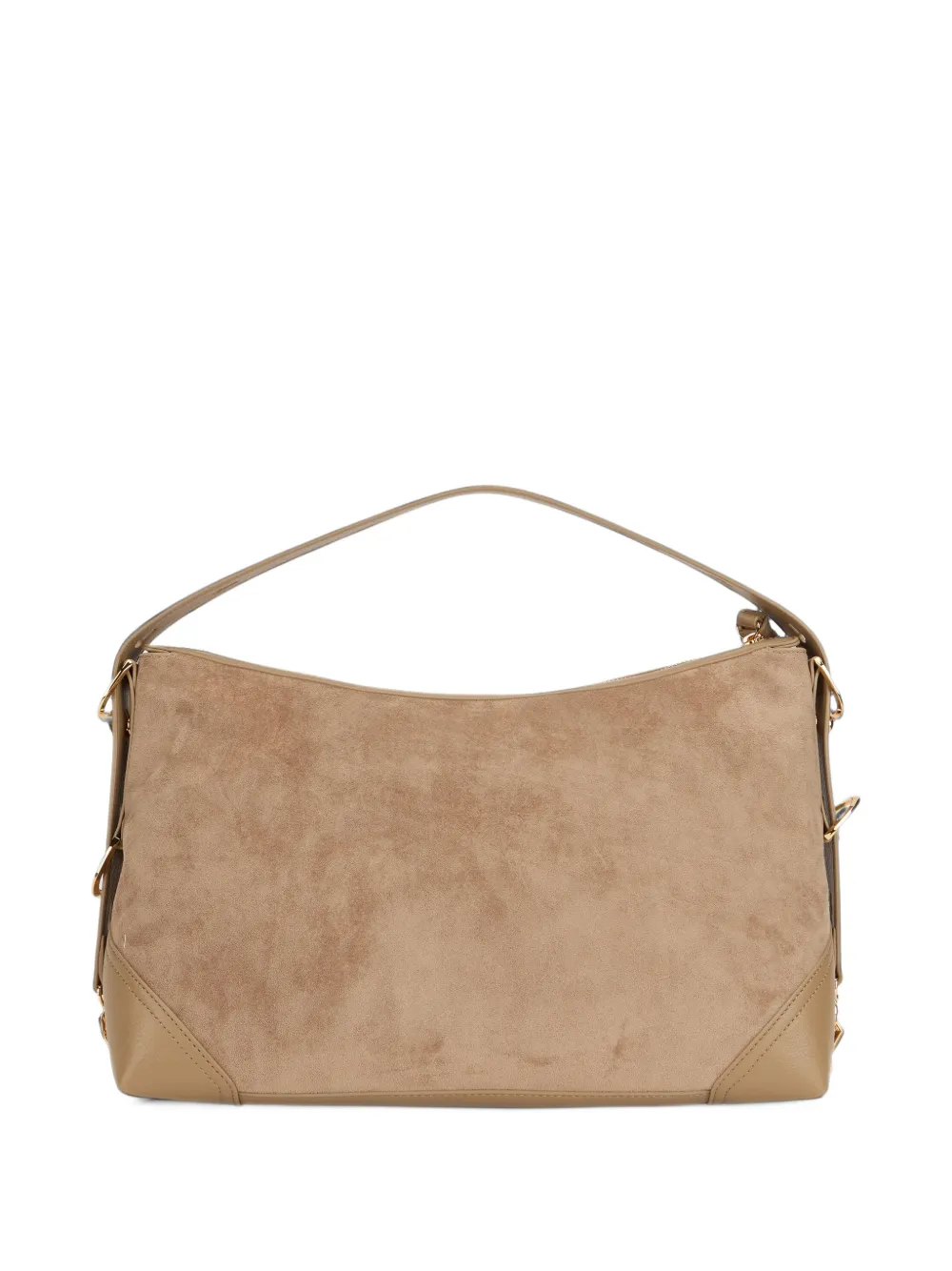 Love Moschino Schoudertas met logo-applicatie Beige