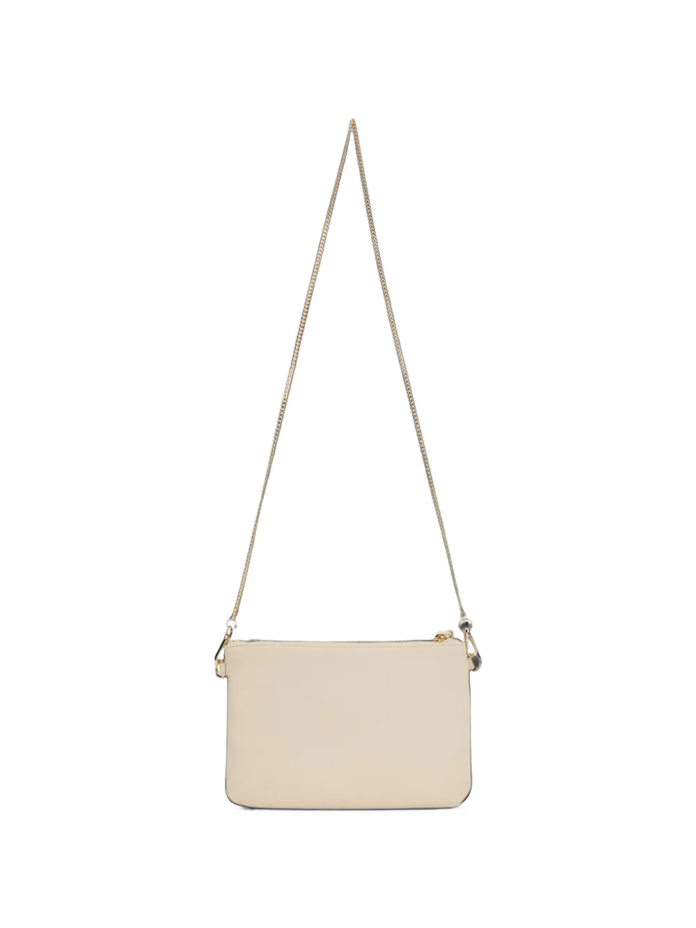 Love Moschino Schoudertas met logo-reliëf Beige