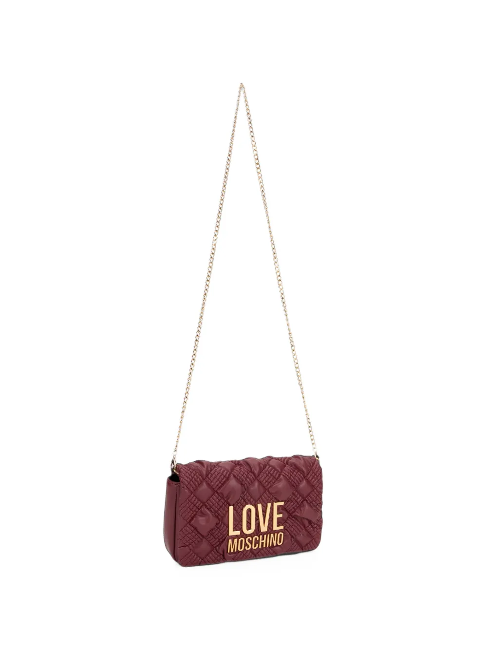 Love Moschino Schoudertas met logoplakkaat Rood
