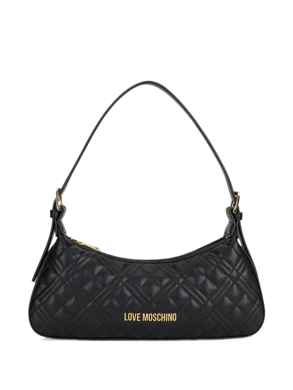 Love Moschino quilted shoulder bag - Nero