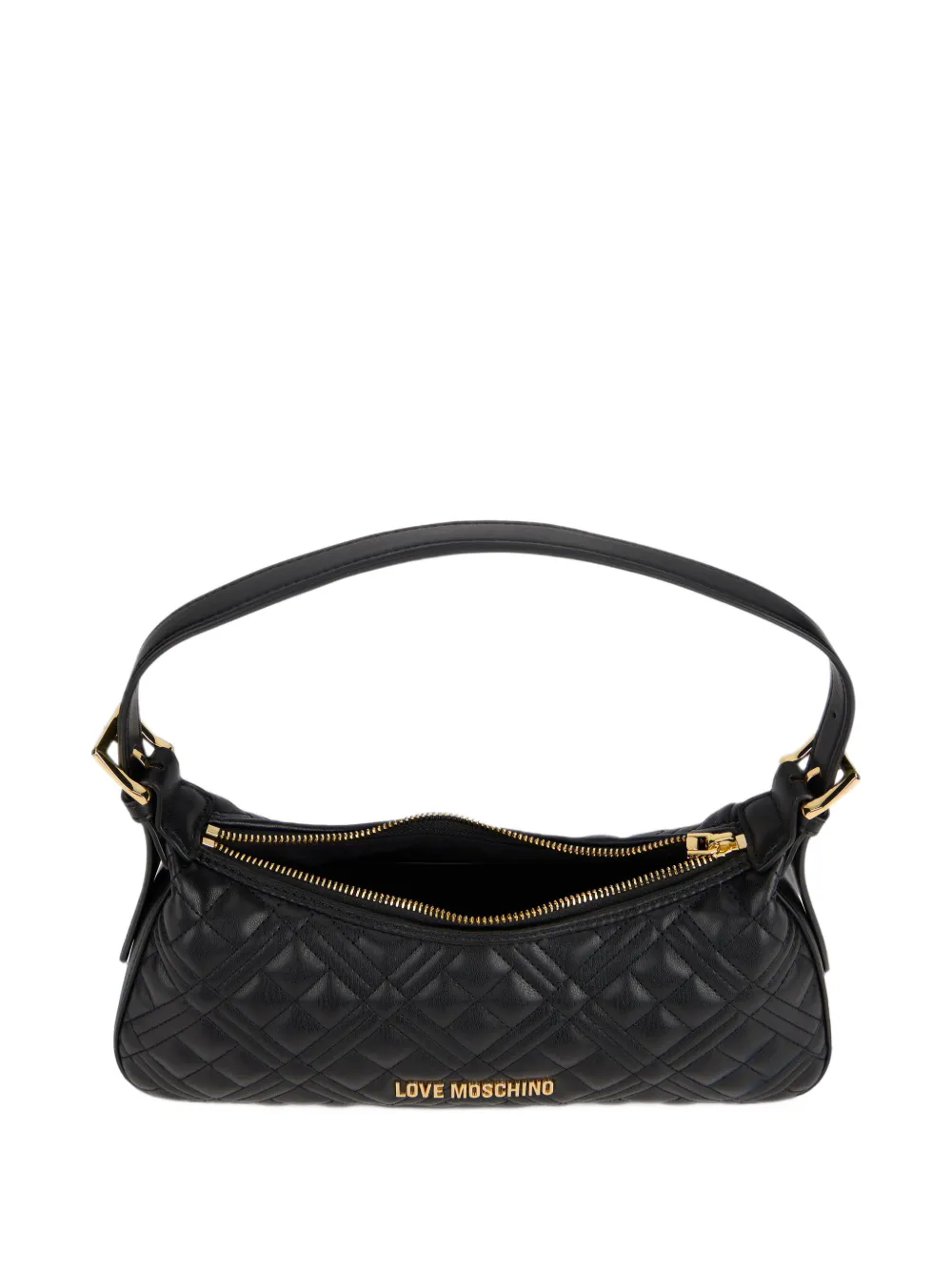 Love Moschino quilted shoulder bag Zwart