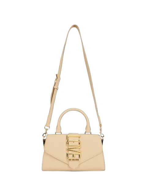 Love Moschino logo-plaque tote bag
