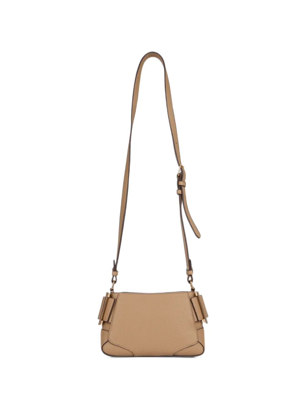 Love Moschino Crossbodytas met gespdetail en logo-plakkaat Beige