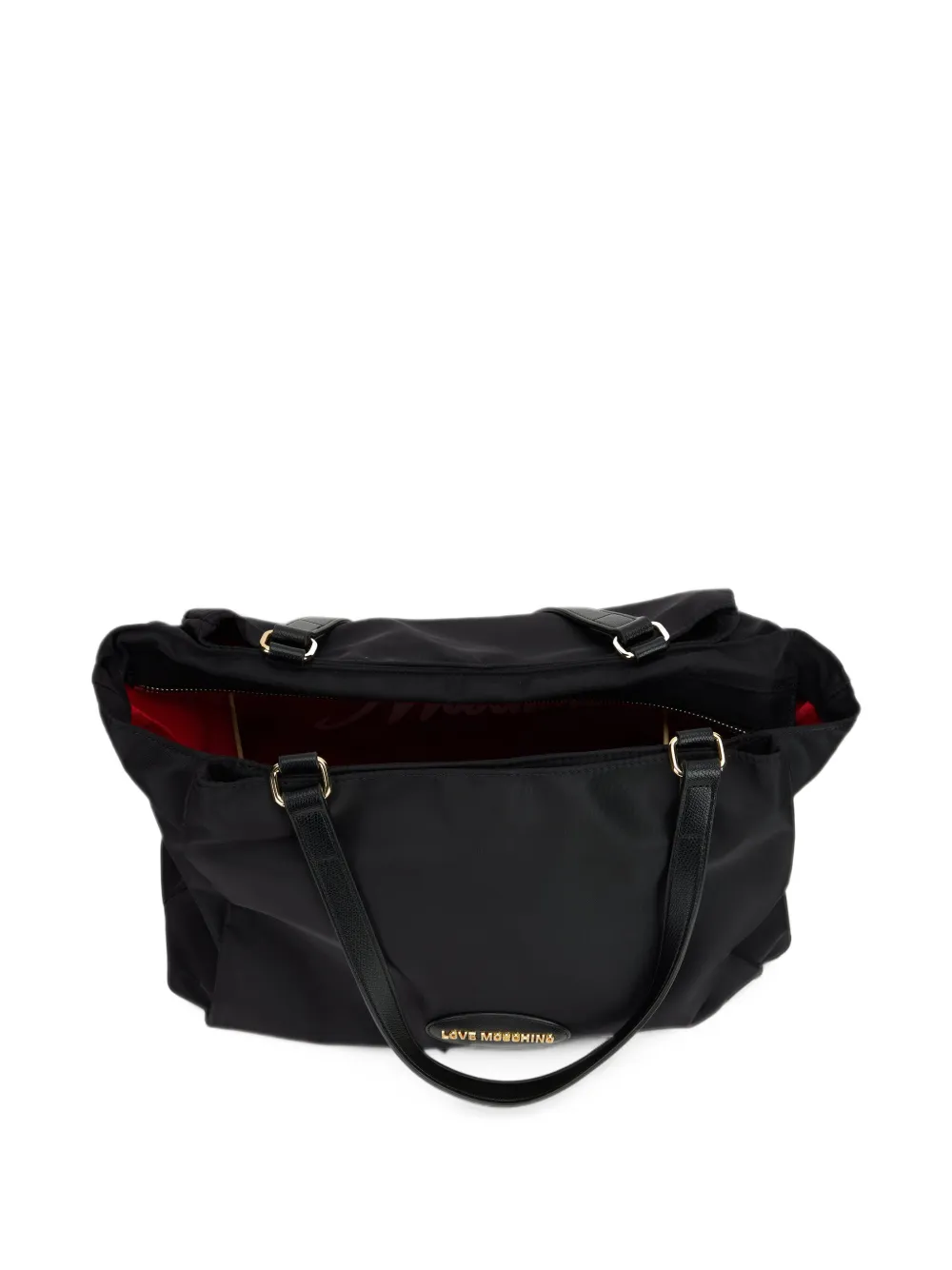 Love Moschino Heuptas met logoplakkaat Zwart