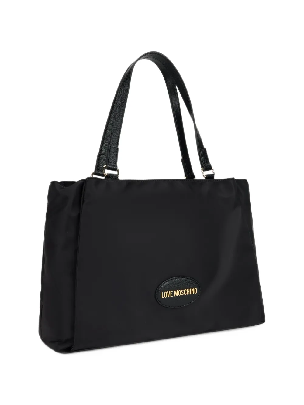Love Moschino Heuptas met logoplakkaat Zwart