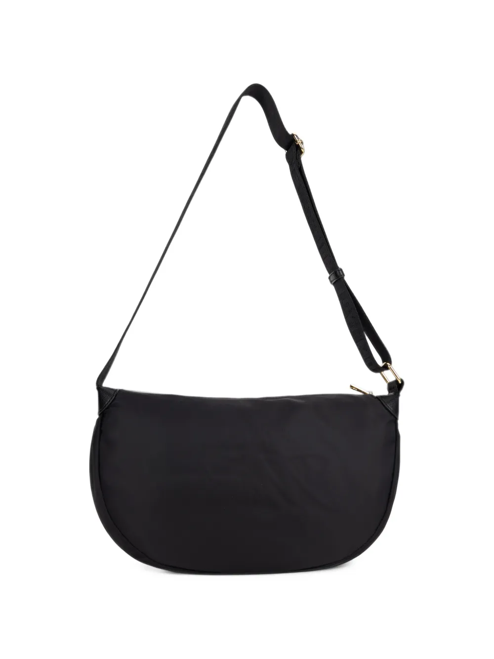 Love Moschino Schoudertas met logoplakkaat Zwart