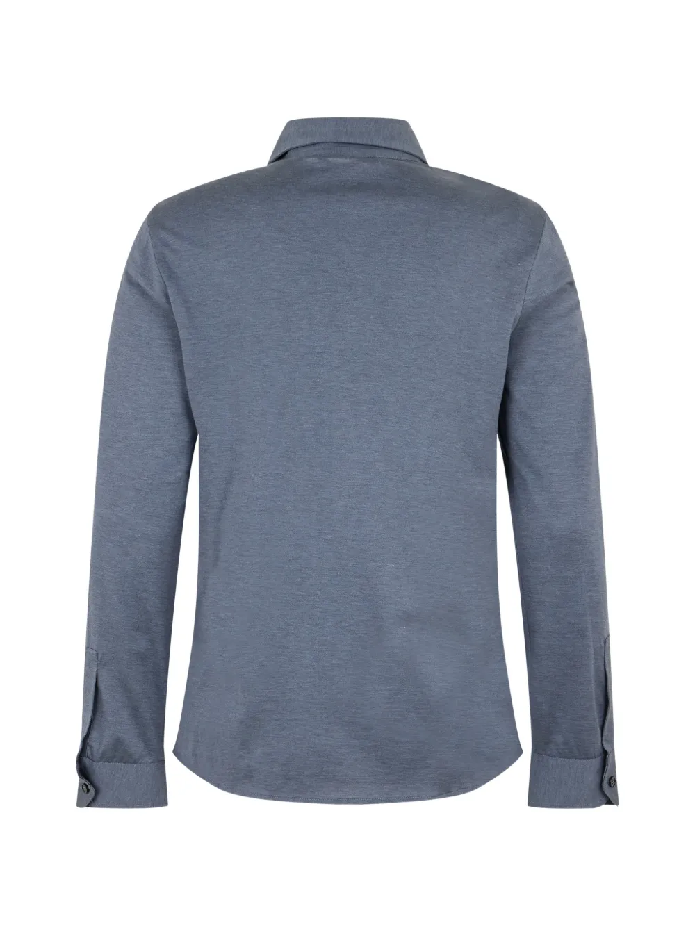 Moorer Luxia-Skc button-down long-sleeve shirt Blauw