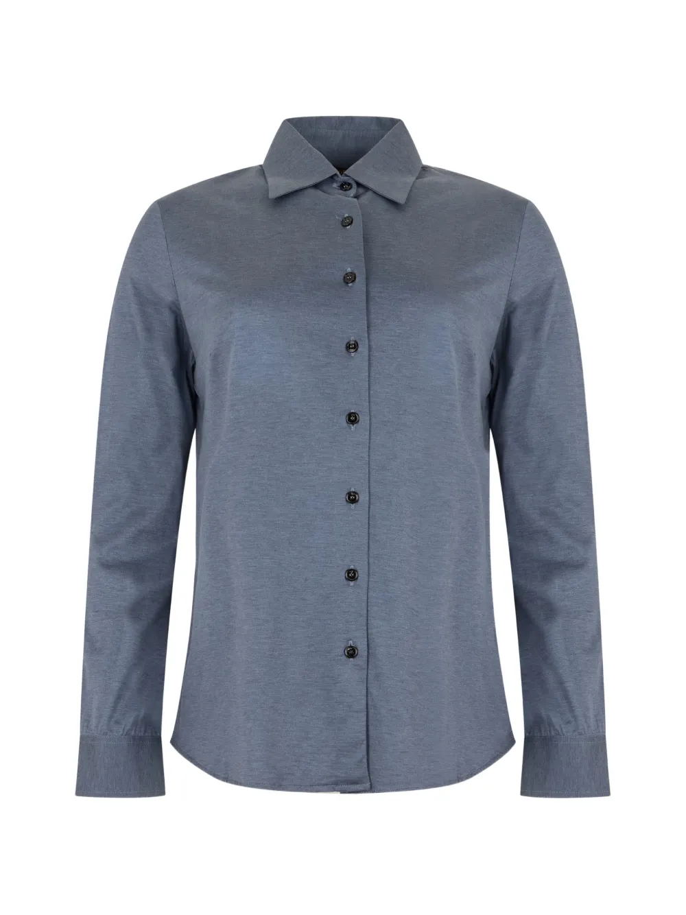 Moorer Luxia-Skc button-down long-sleeve shirt - Blau