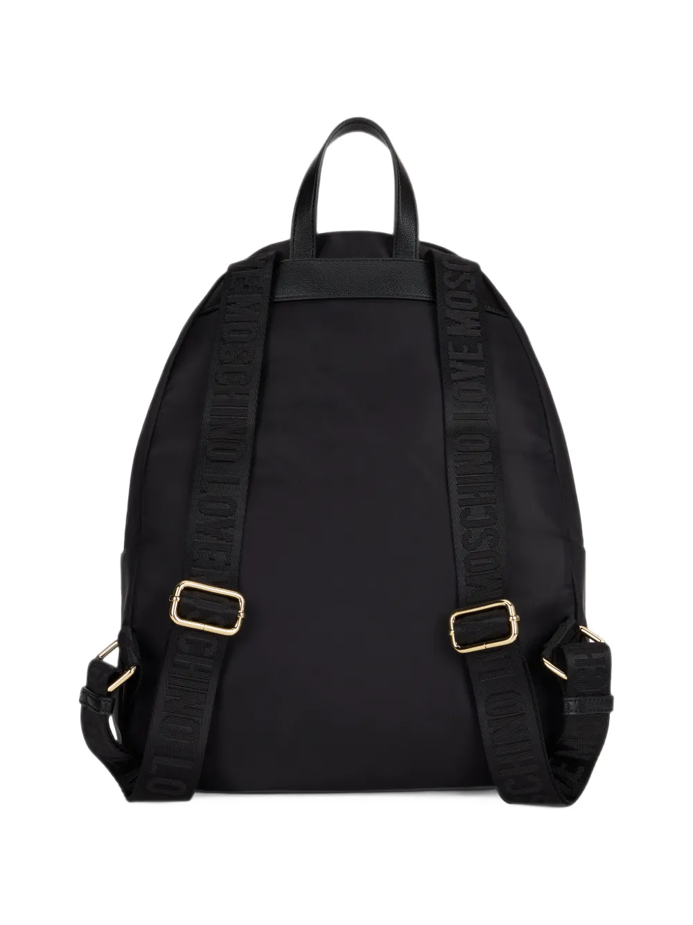 Love Moschino Rugzak met logoplakkaat Zwart