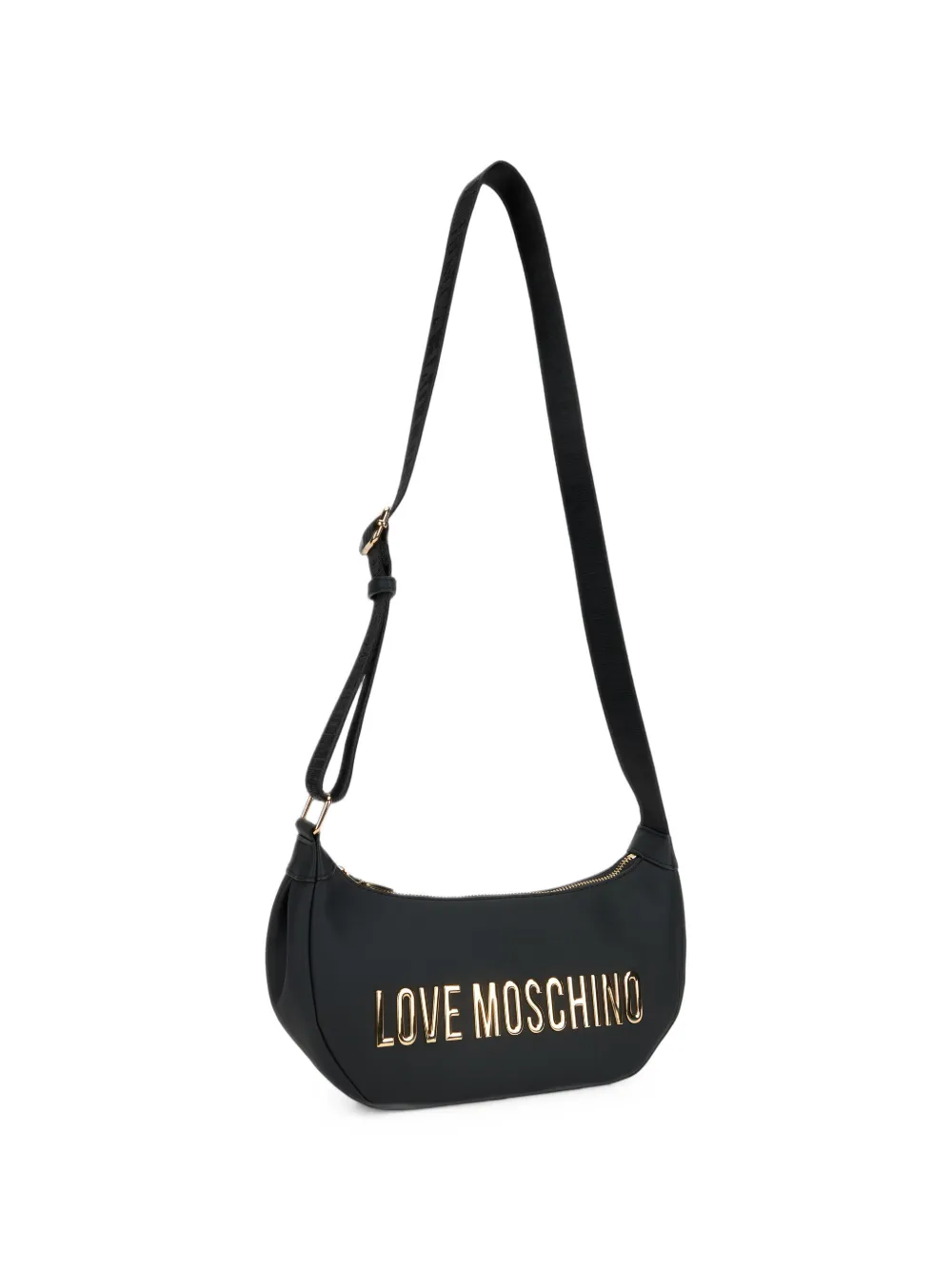 Love Moschino Schoudertas met logo Zwart