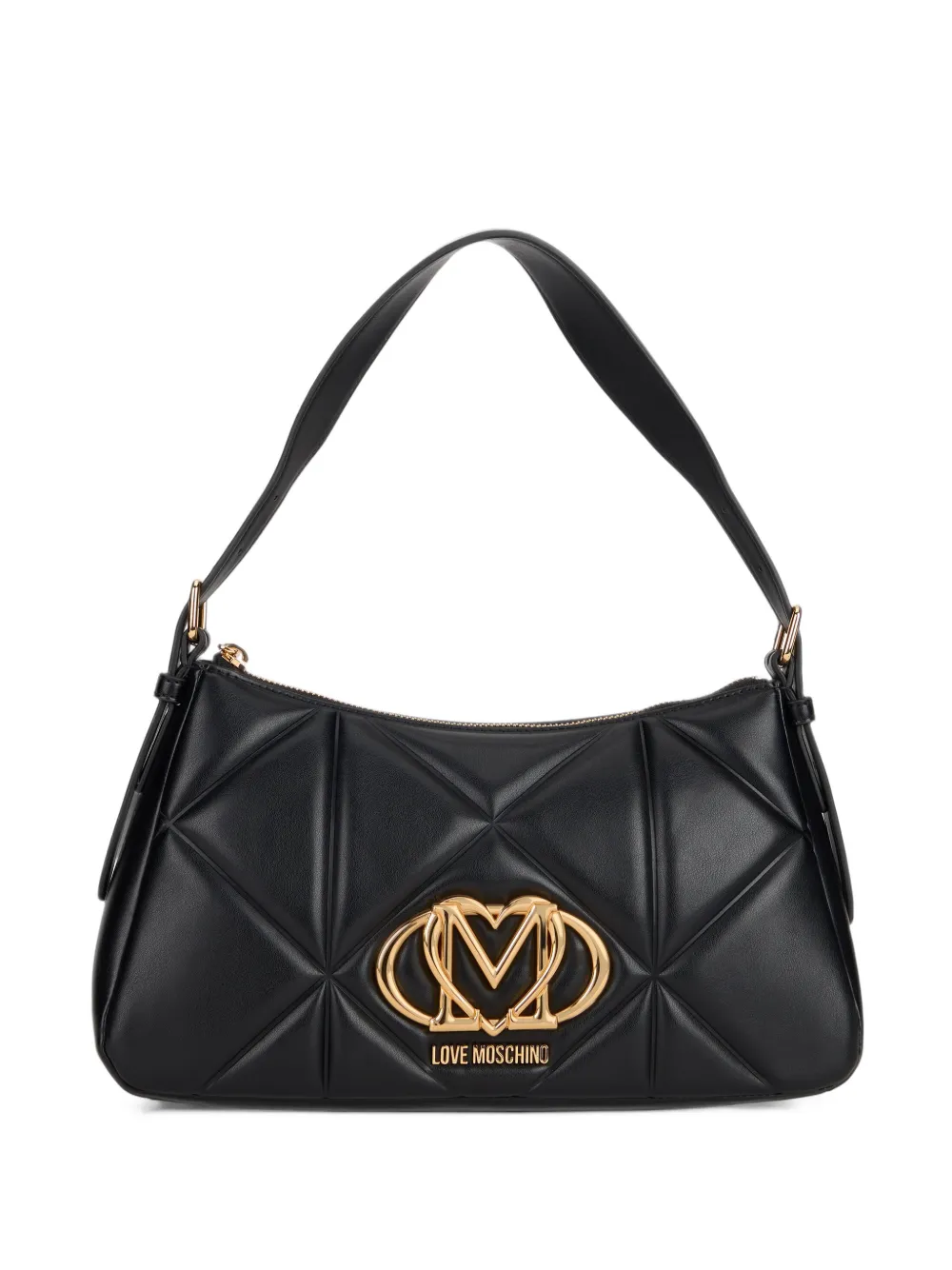 Love Moschino quilted shoulder bag - Schwarz