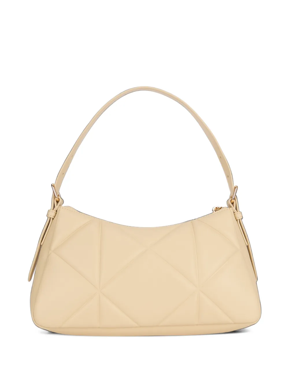 Love Moschino Schoudertas met logoplakkaat Beige