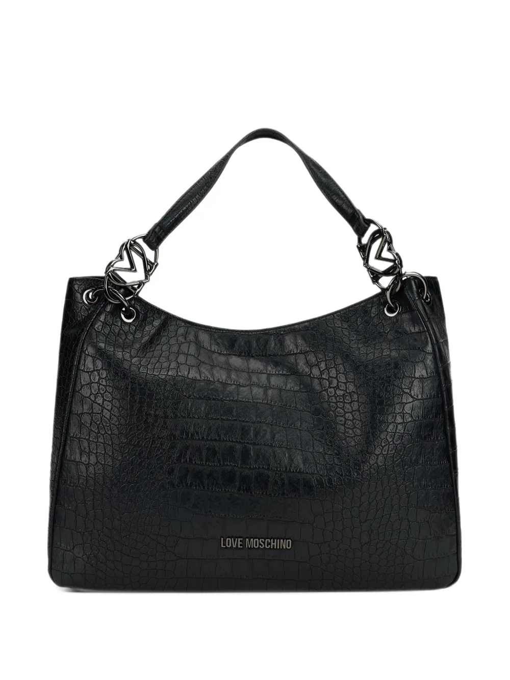 Love Moschino Heuptas met logoplakkaat Zwart