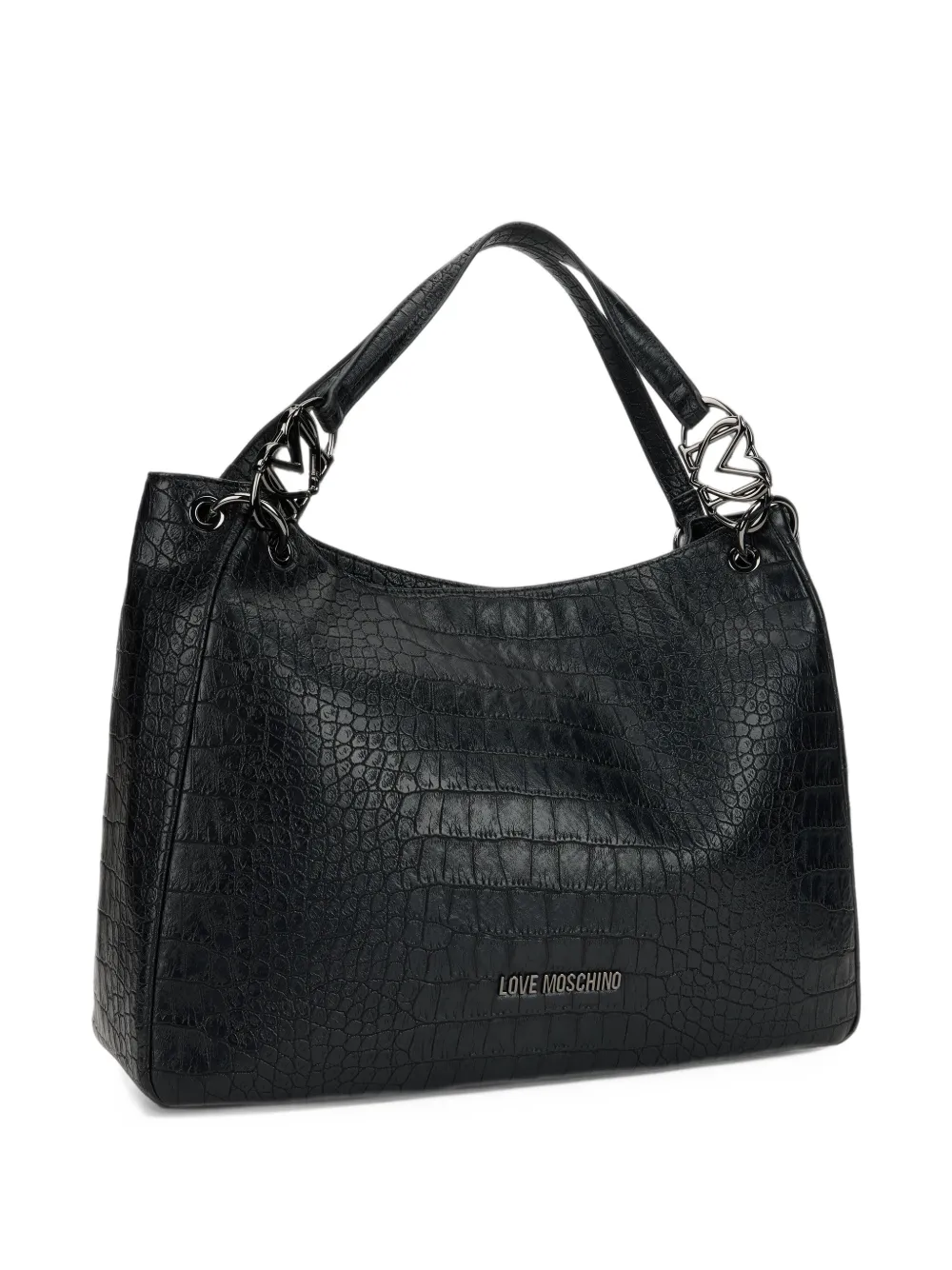 Love Moschino Heuptas met logoplakkaat Zwart