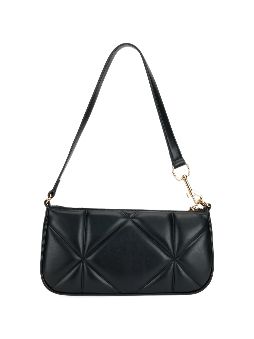 Love Moschino Schoudertas met logoplakkaat Zwart