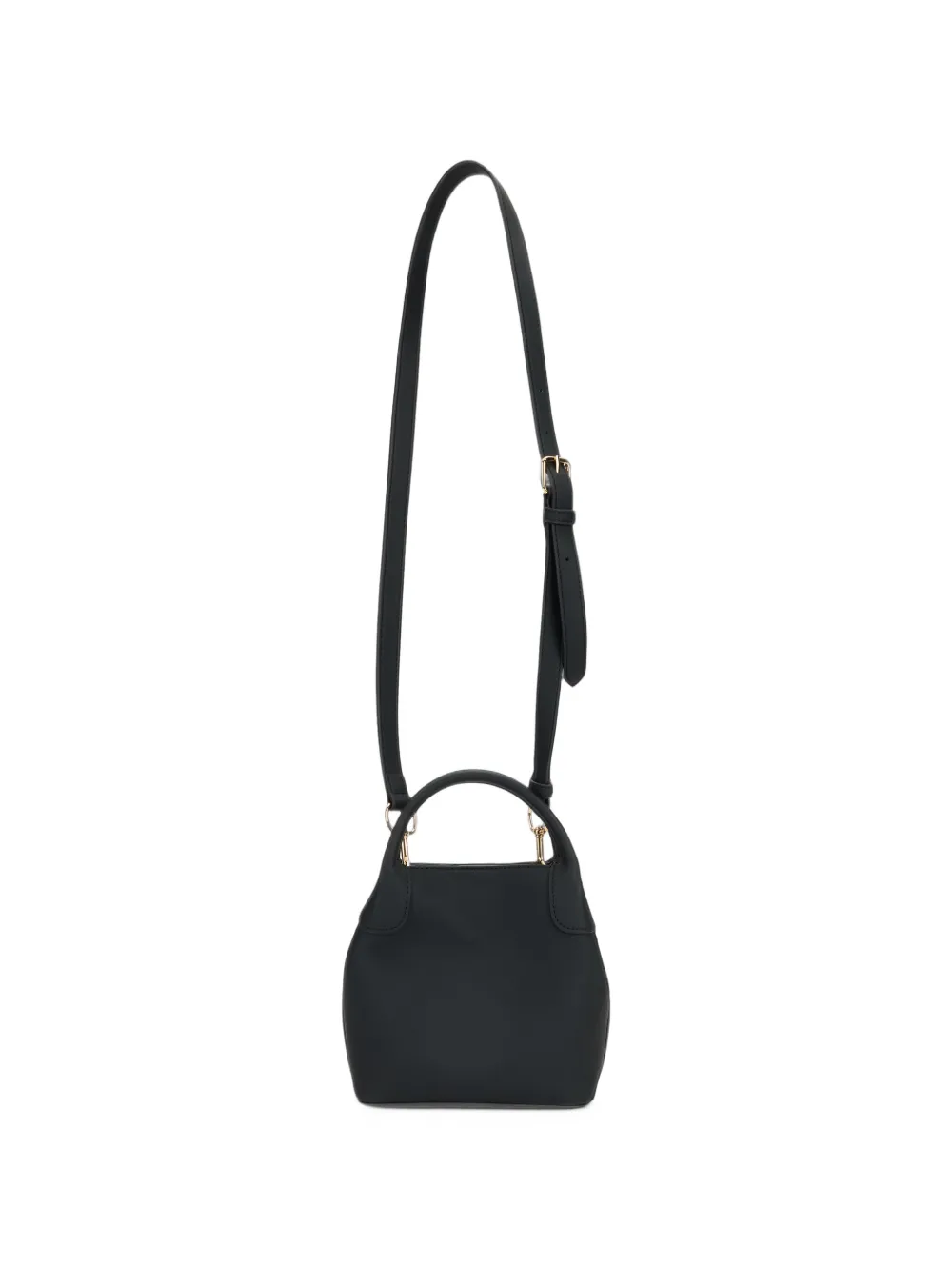 Love Moschino Schoudertas met logoplakkaat Zwart