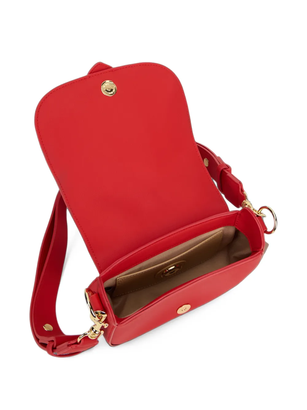 Love Moschino Schoudertas met logoplakkaat Rood