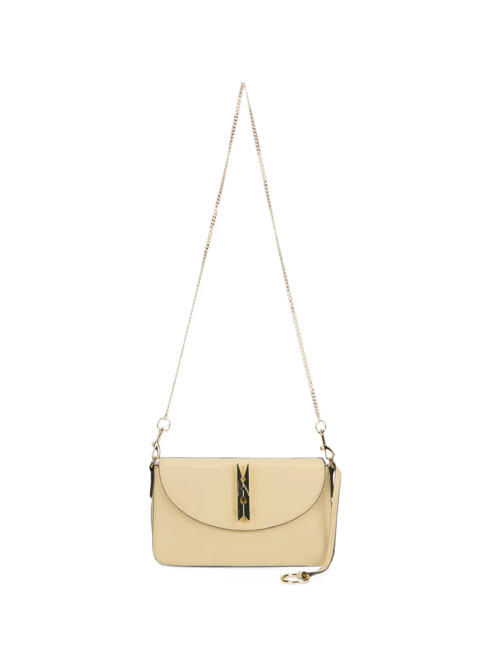 Love Moschino clothespin-detail shoulder bag - Nude