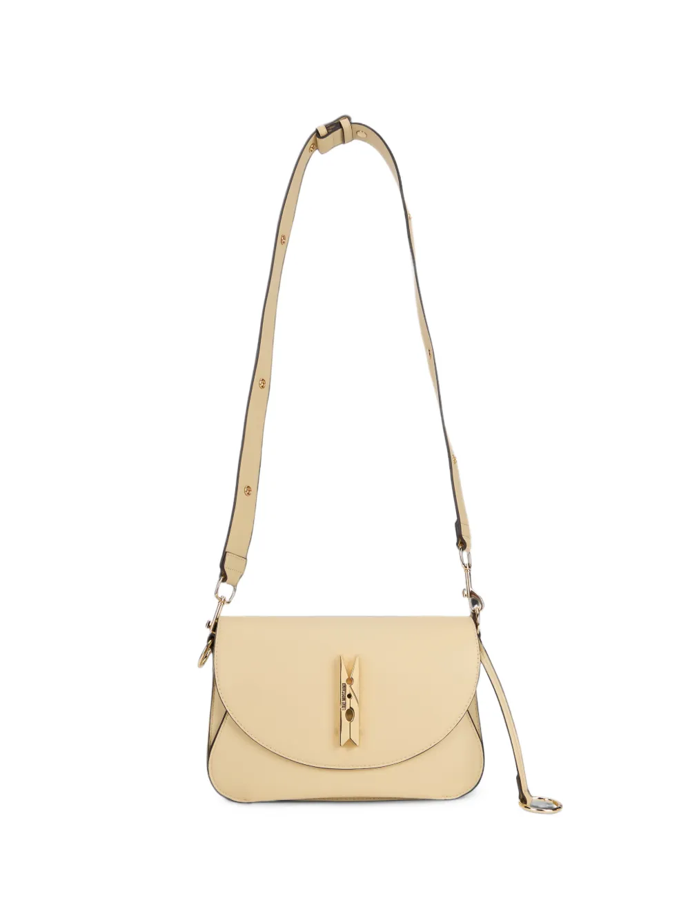 Love Moschino clothespin-detail shoulder bag - Nude