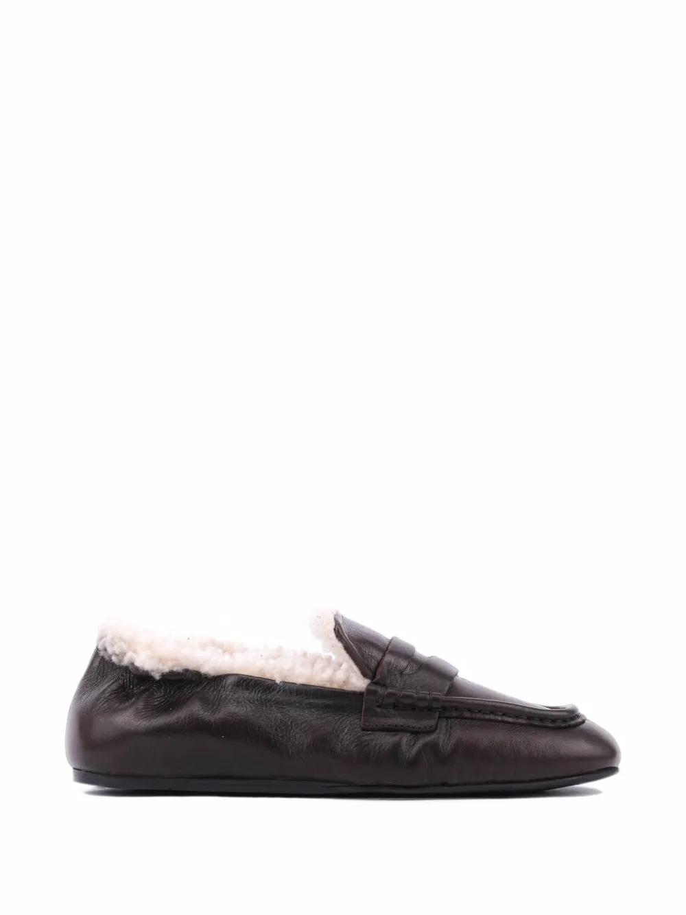 TORAL SHOES Paige Snow leather loafers - Marrone