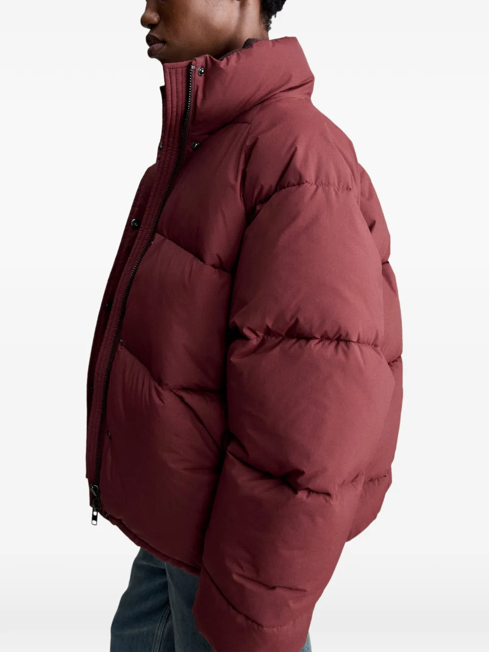 A.P.C. Waterafstotend donsjack Rood