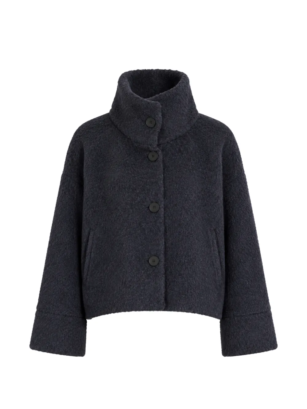 Liviana Conti Lasonne funnel-neck jacket - Grau