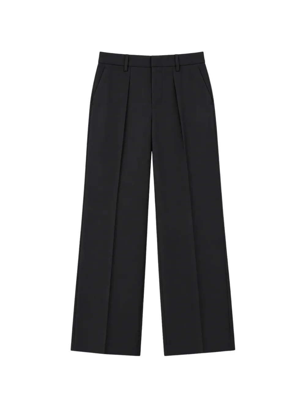 Nº21 pleated wide-leg trousers - Black