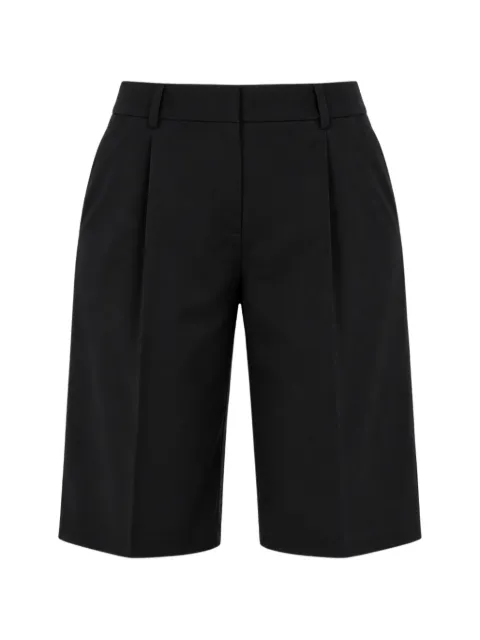 Norma Kamali pleated knee-length shorts