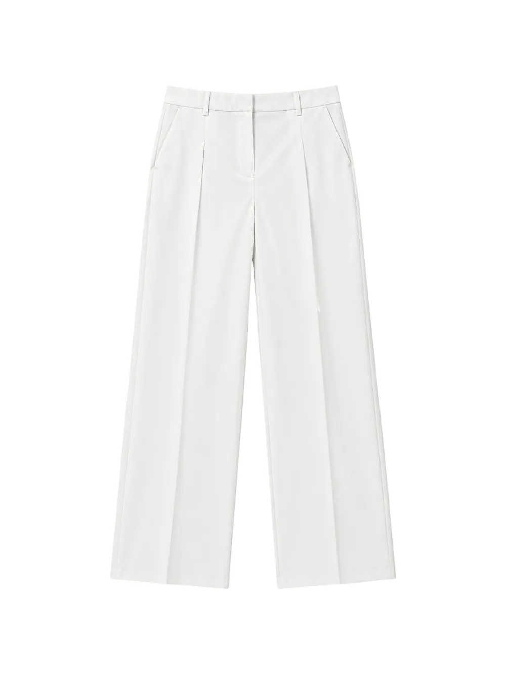 Nº21 pleated wide-leg trousers - Weiß