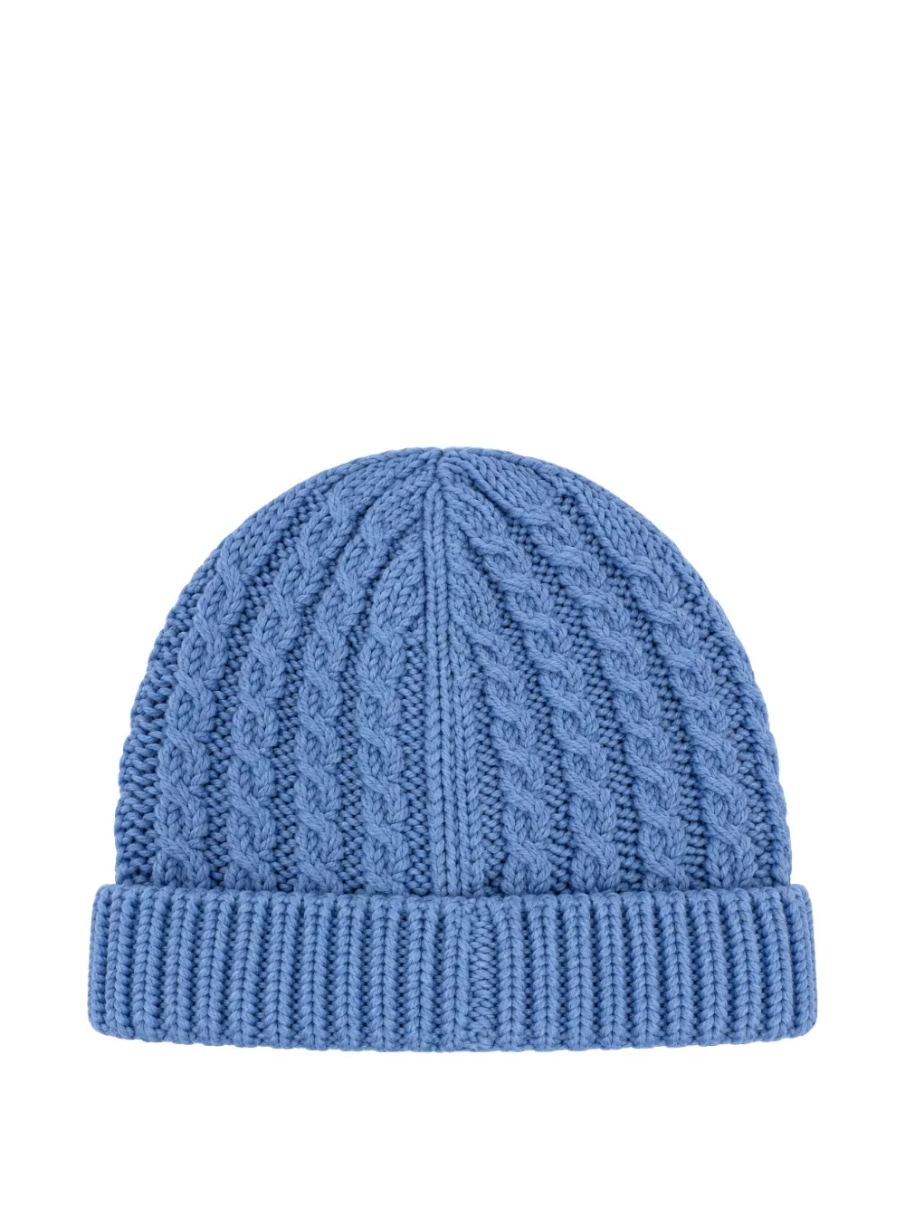 Gran Sasso Kabelgebreide muts Blauw
